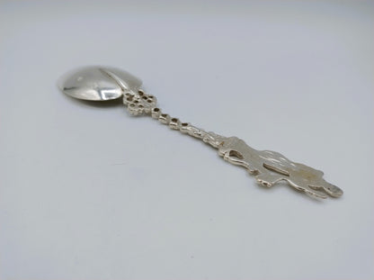 Zilveren gelegenheidslepel, Moederliefde, ca. 1880