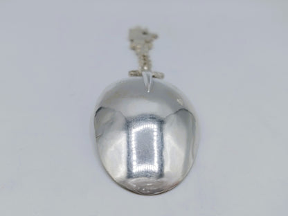 Zilveren gelegenheidslepel, Moederliefde, ca. 1880