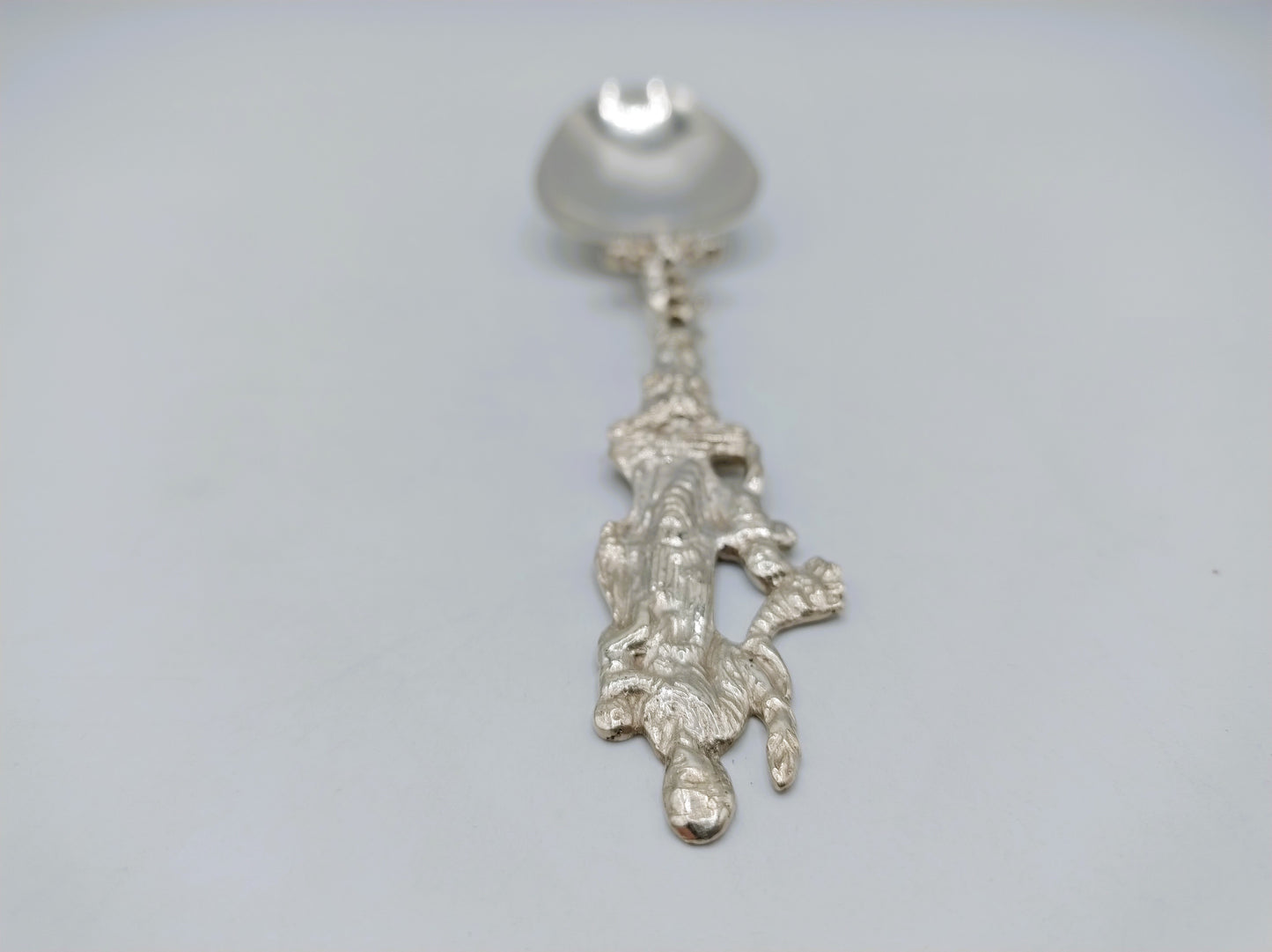 Zilveren gelegenheidslepel, Moederliefde, ca. 1880