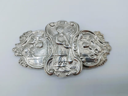 Silver apron clasp, C. Wendels, Middelburg, 1843
