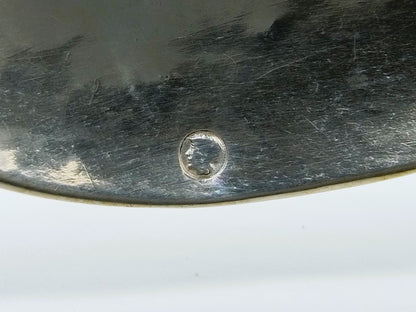 Silver birth spoon, A.M. Sustring, Sneek, 1839
