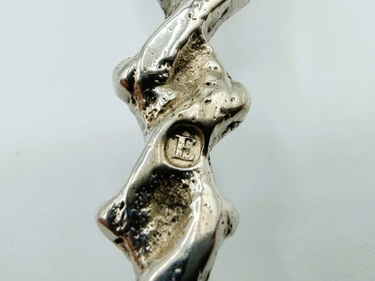 Silver birth spoon, A.M. Sustring, Sneek, 1839