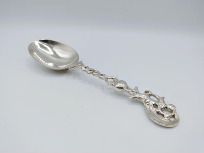 Zilveren geboortelepel, J. van der Wal, Lemmer, ca. 1780
