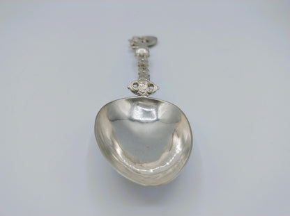 Zilveren geboortelepel, J. van der Wal, Lemmer, ca. 1780