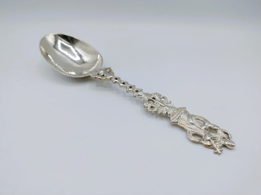 Zilveren geboortelepel, J. van der Wal, Lemmer, ca. 1780