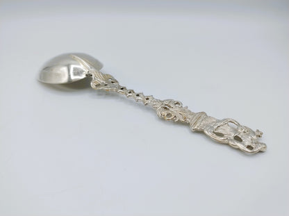 Zilveren geboortelepel, J. van der Wal, Lemmer, ca. 1780