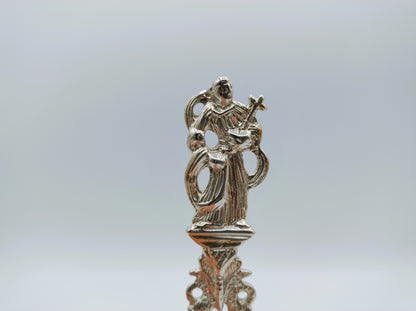 Zilveren geboortelepel, J. van der Wal, Lemmer, ca. 1780