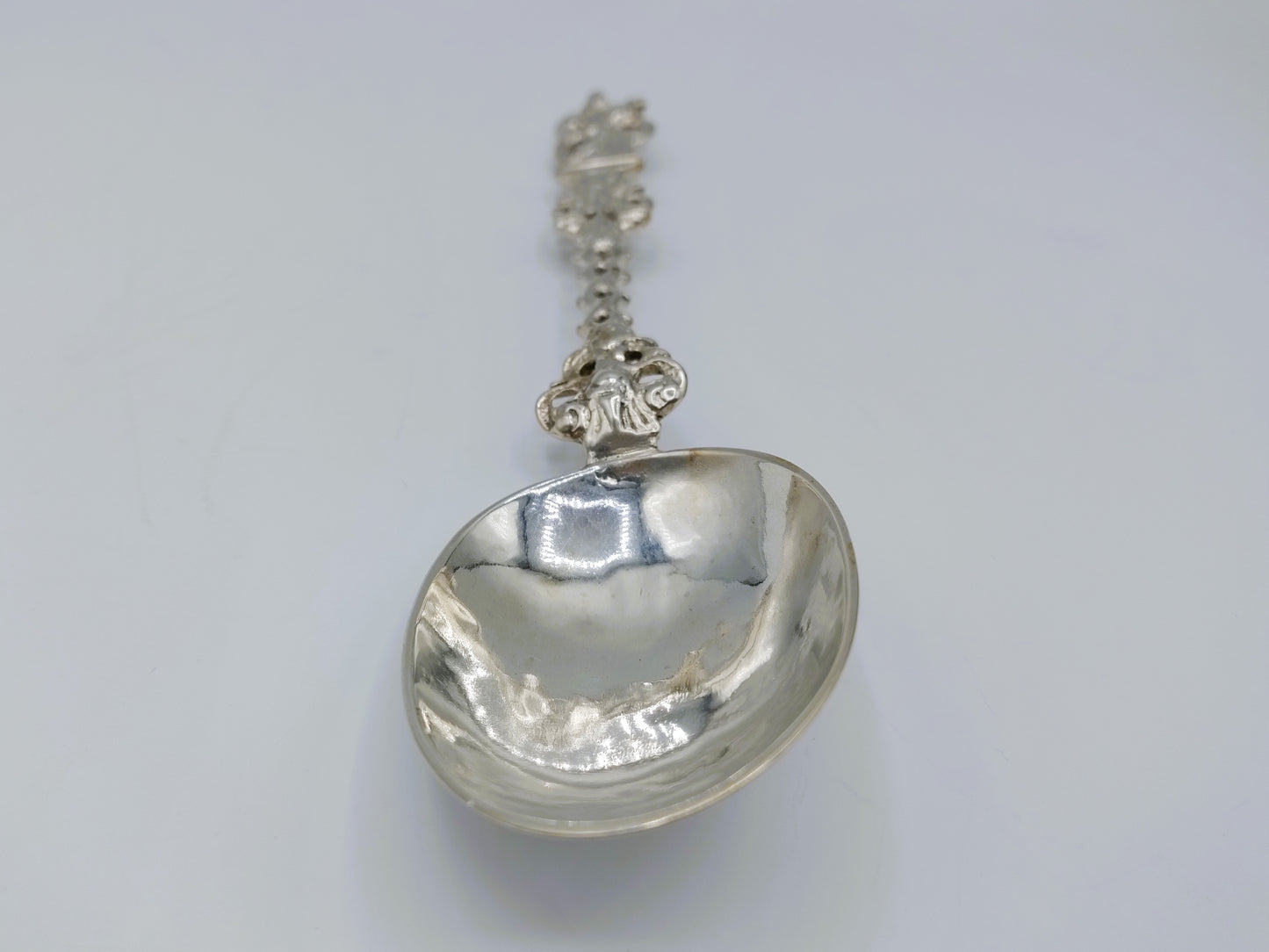 Zilveren geboortelepel, J. van der Wal, Lemmer, ca. 1780