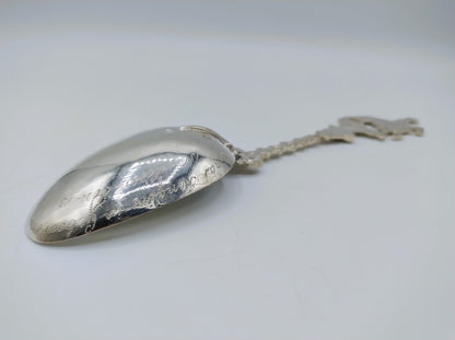 Zilveren geboortelepel, J. Rienstra, Sneek, 1799