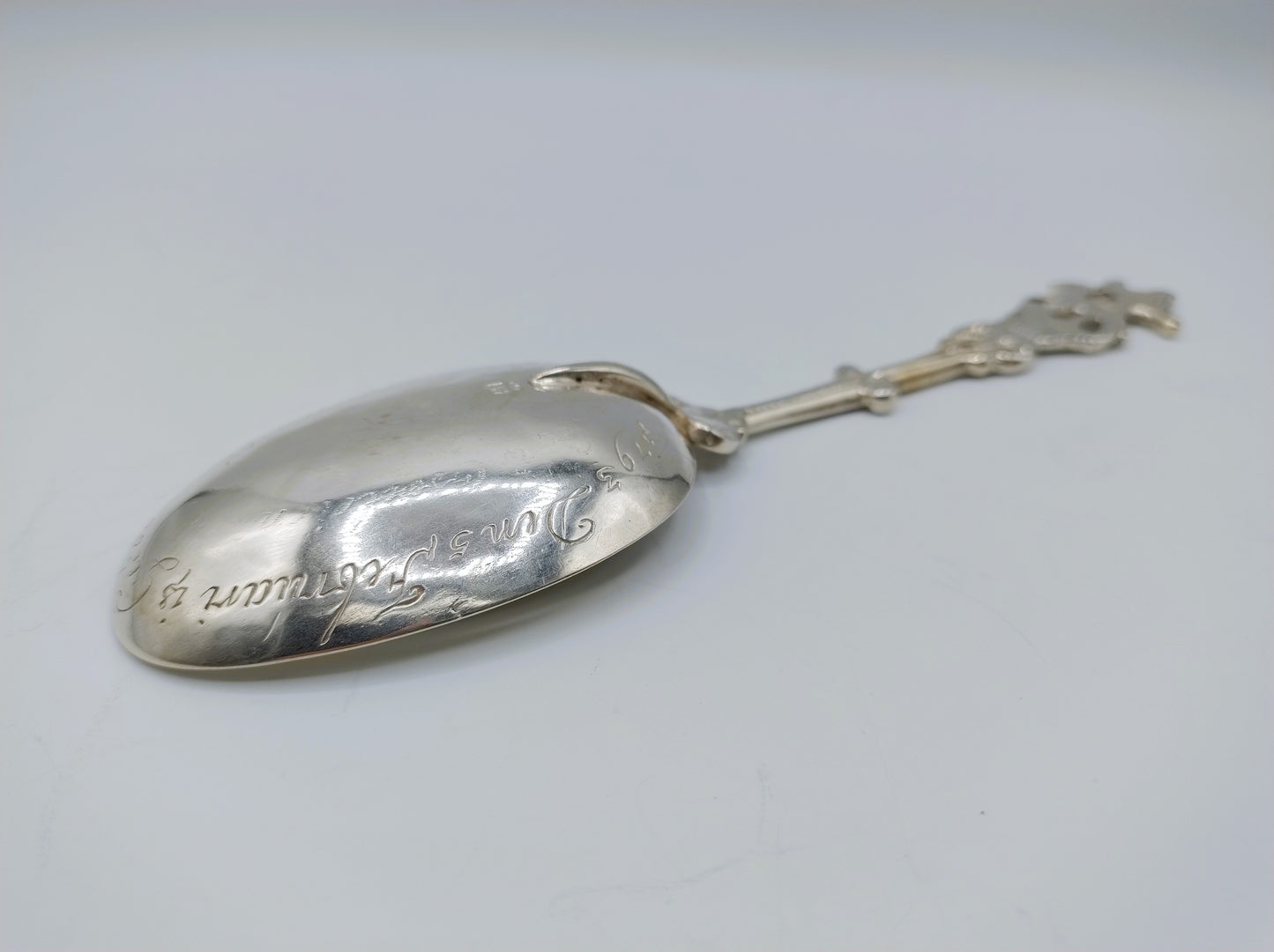 Zilveren geboortelepel, A.D. Jorritsma, Bolsward, 1793
