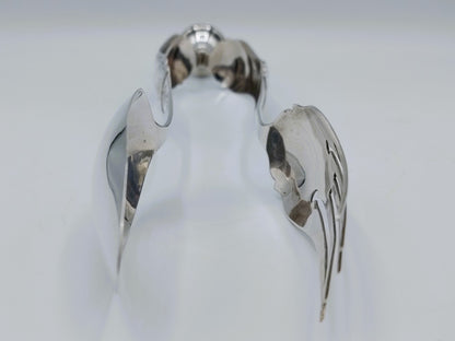 Silver salad servers, M. Schouten, Amsterdam, 1874