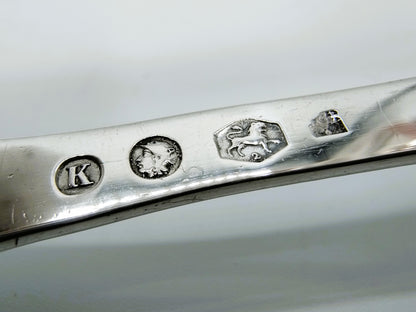 Silver salad servers, P.L. Uriot, Amsterdam, 1844