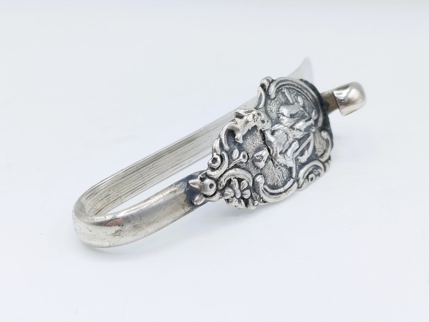 Silver purse hook, 18th century