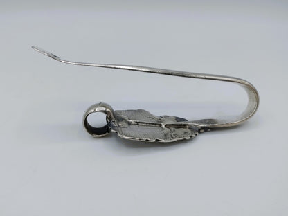 Silver purse hook, 18th century