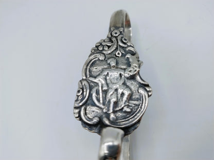 Silver purse hook, 18th century