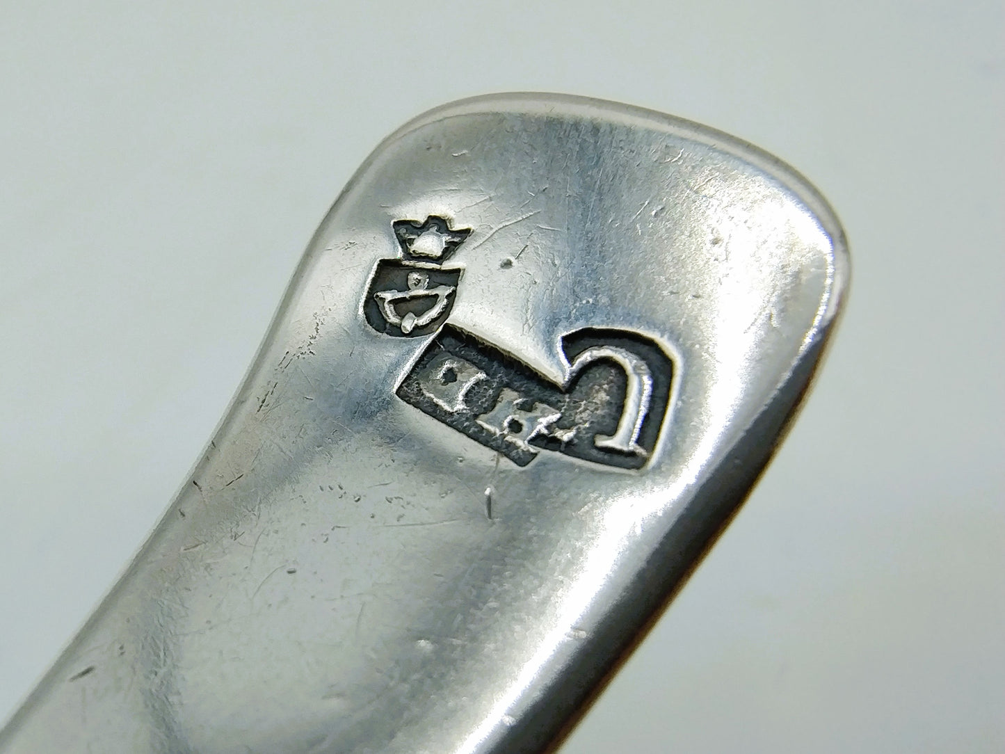 Silver purse hook, 18th century