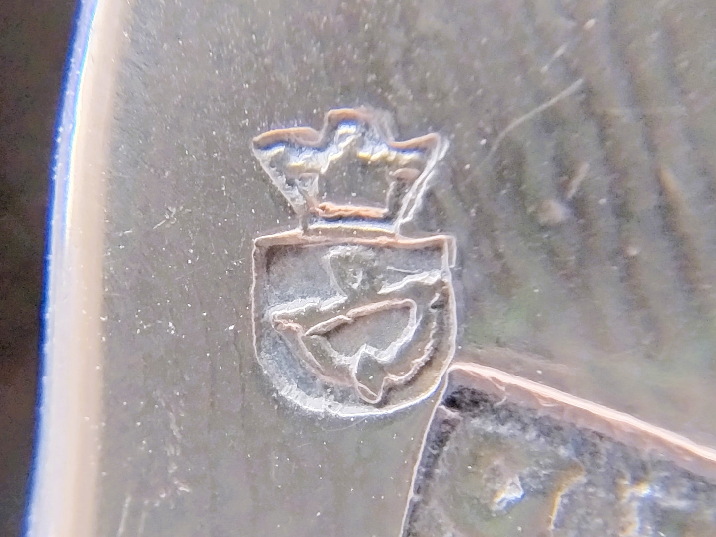 Silver purse hook, 18th century