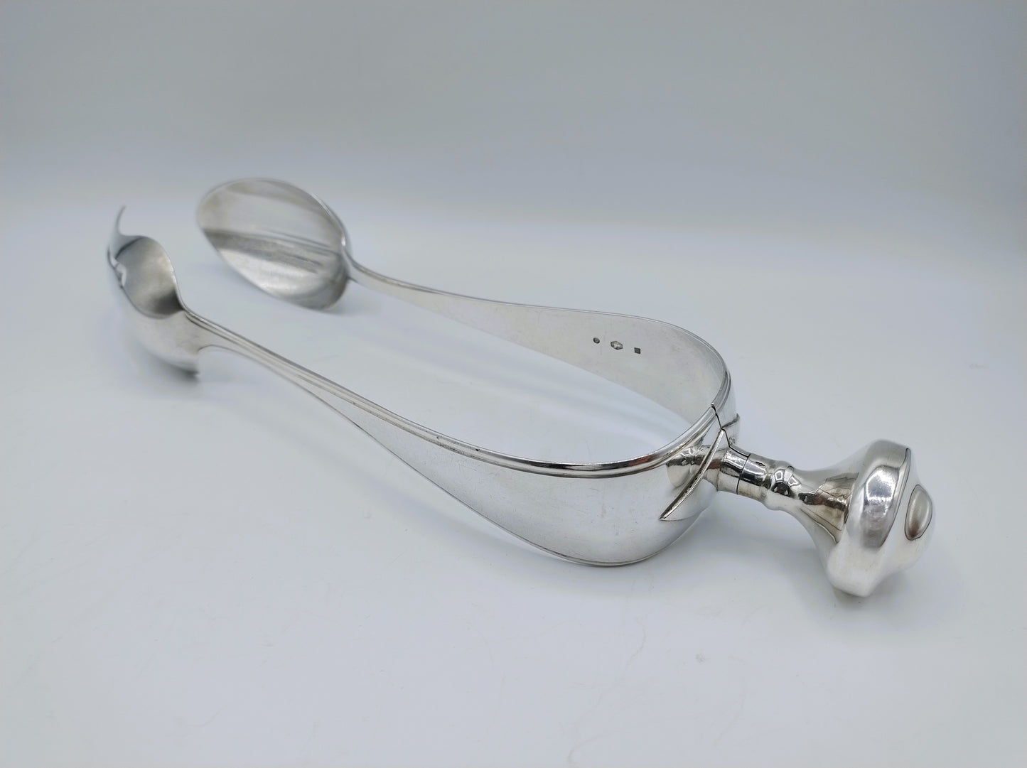 Zilveren saladetang, wed. A. Kuylenburg Pzn, Schoonhoven, 1887