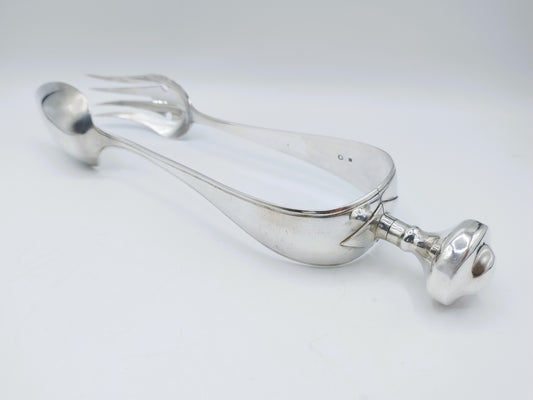 Zilveren saladetang, wed. A. Kuylenburg Pzn, Schoonhoven, 1887
