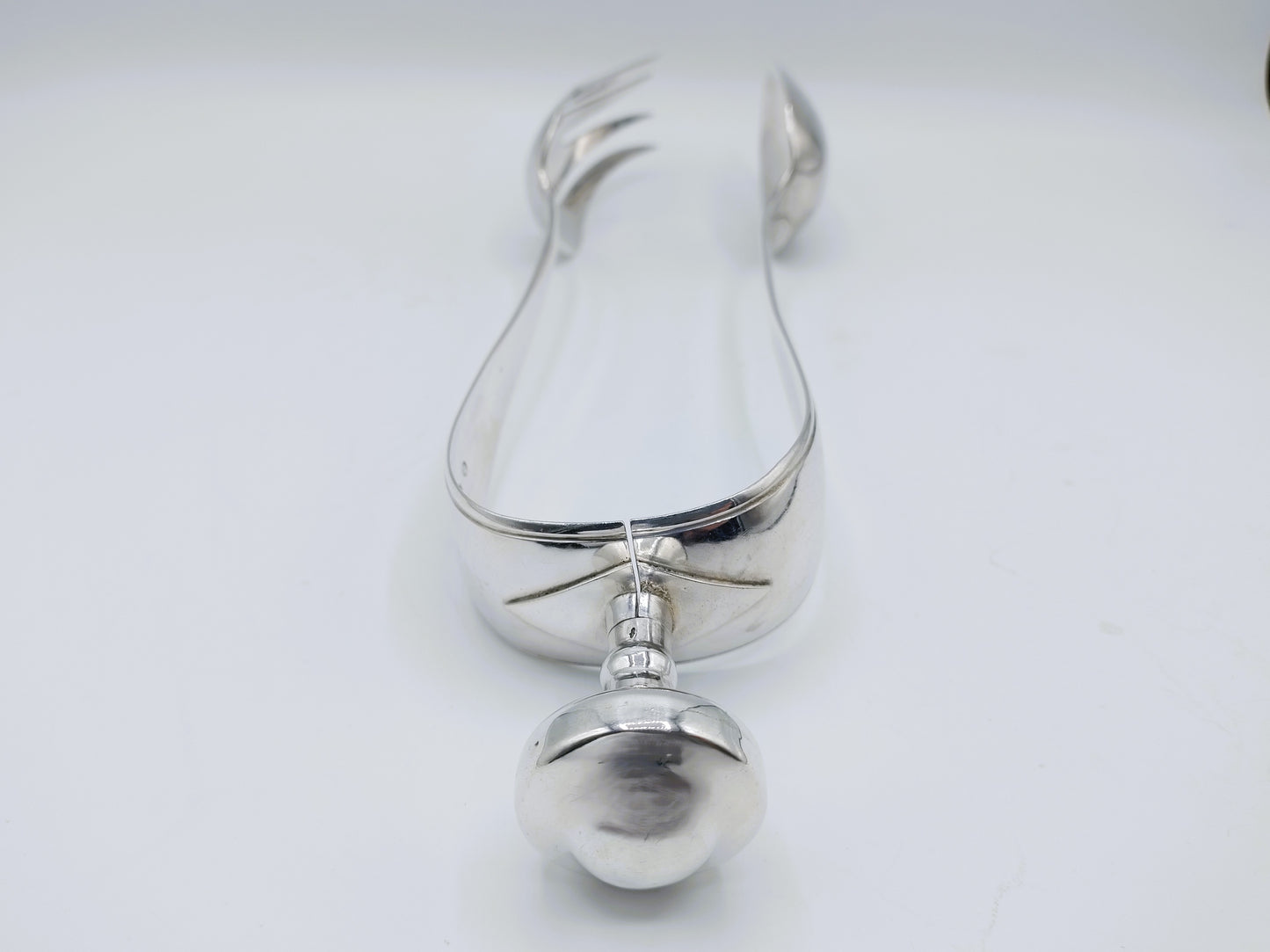 Zilveren saladetang, wed. A. Kuylenburg Pzn, Schoonhoven, 1887
