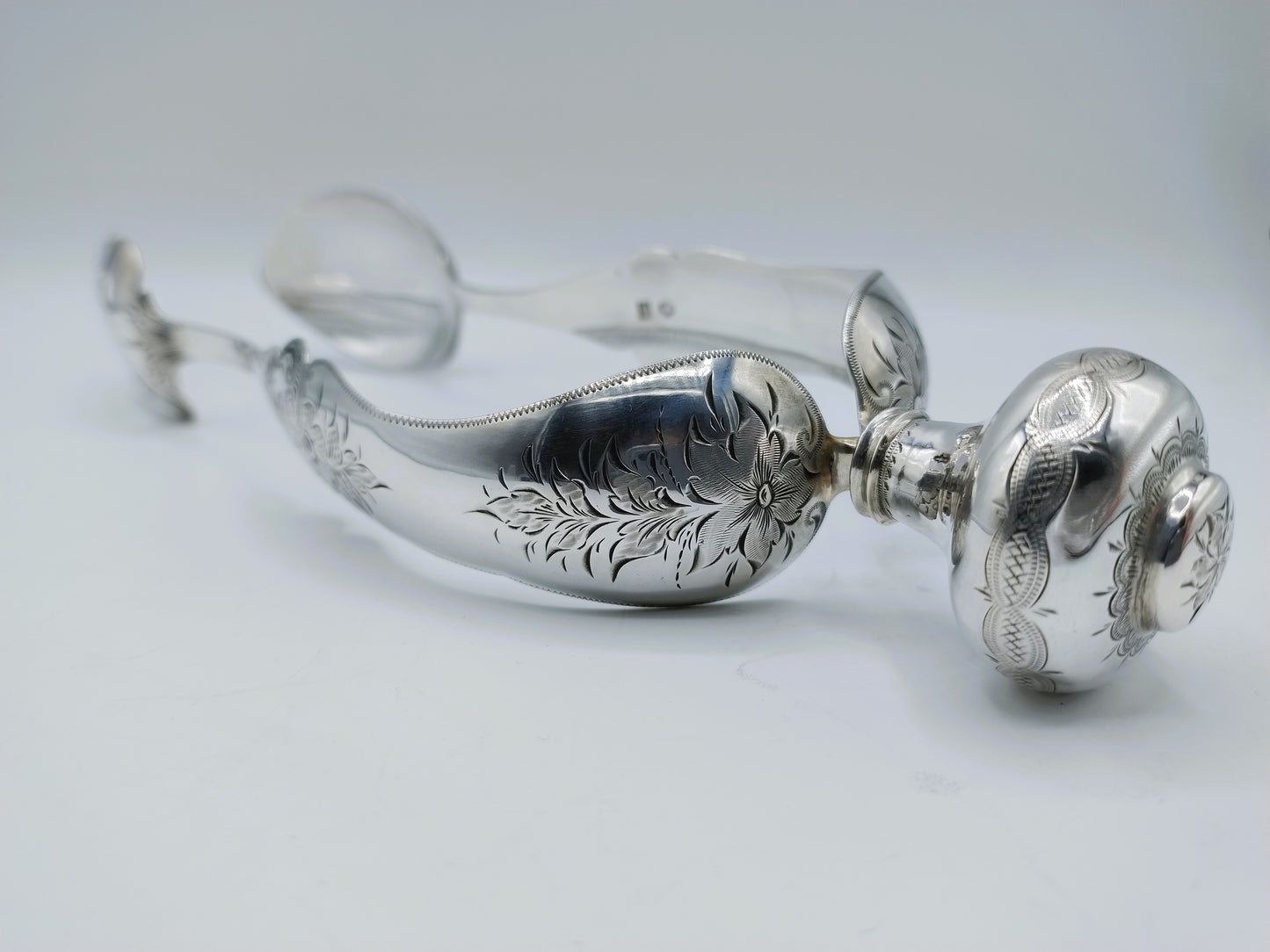 Silver salad servers, W.T. Geis, Amsterdam, 1866