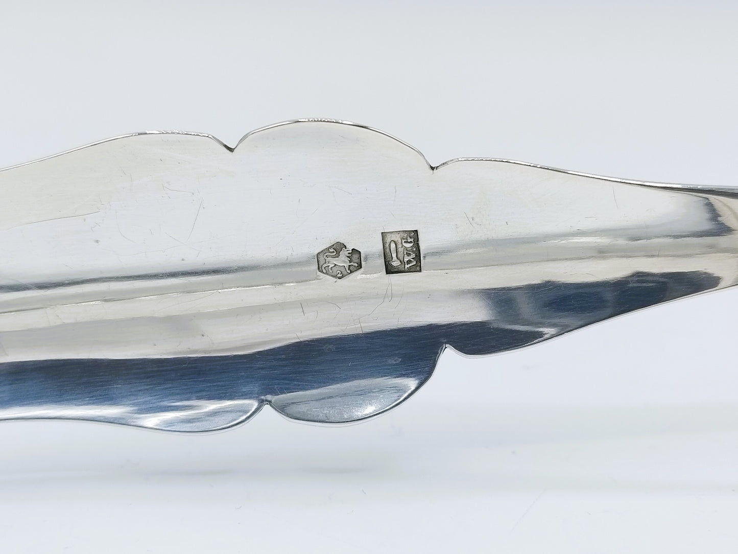 Silver salad servers, W.T. Geis, Amsterdam, 1866