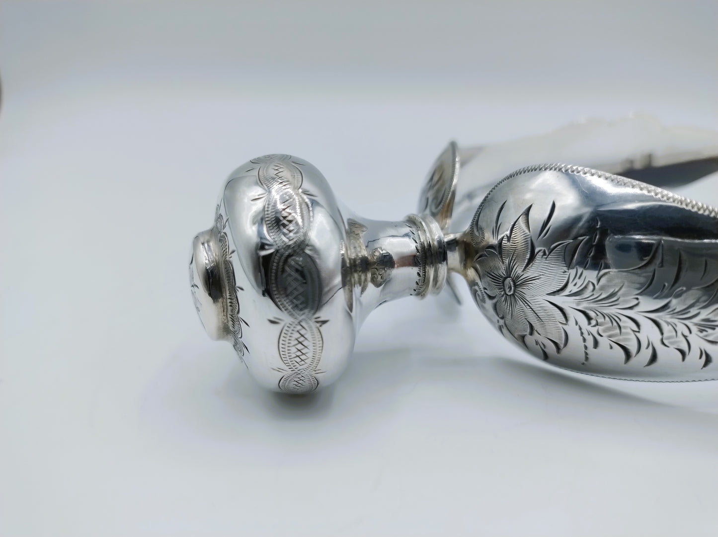 Silver salad servers, W.T. Geis, Amsterdam, 1866
