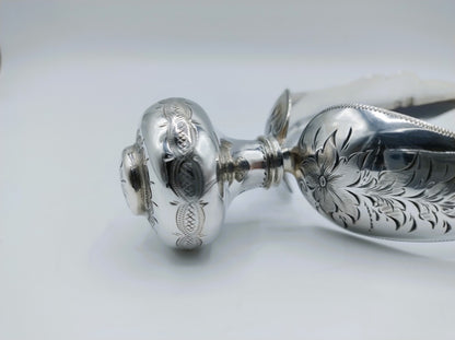 Silver salad servers, W.T. Geis, Amsterdam, 1866