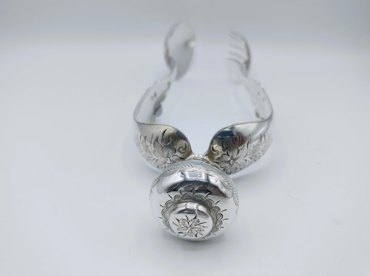 Silver salad servers, W.T. Geis, Amsterdam, 1866