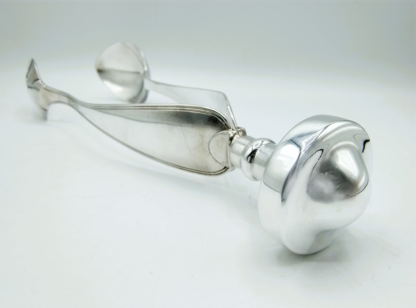 Silver salad servers, P.G. Petersen, Amsterdam, 1838