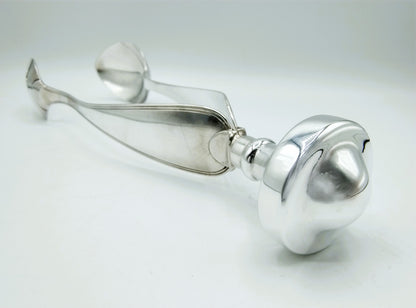 Silver salad servers, P.G. Petersen, Amsterdam, 1838