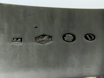 Silver salad servers, P.G. Petersen, Amsterdam, 1838