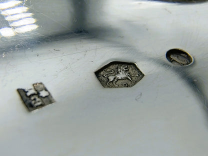 Silver salad servers, W. & C. Brick, Rotterdam, 1878