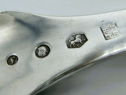 Silver salad servers, J.H. Helweg, Amsterdam, 1865
