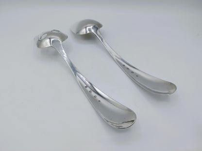 Silver salad servers, A. Kuylenburg, Schoonhoven, 1869