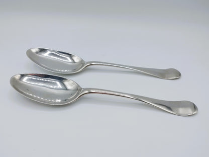 Silver children's spoons, P. Mourits, Amsterdam, c. 1745