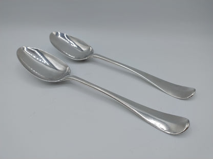 2 Silberlöffel, M. Woortman, Amsterdam, 1795