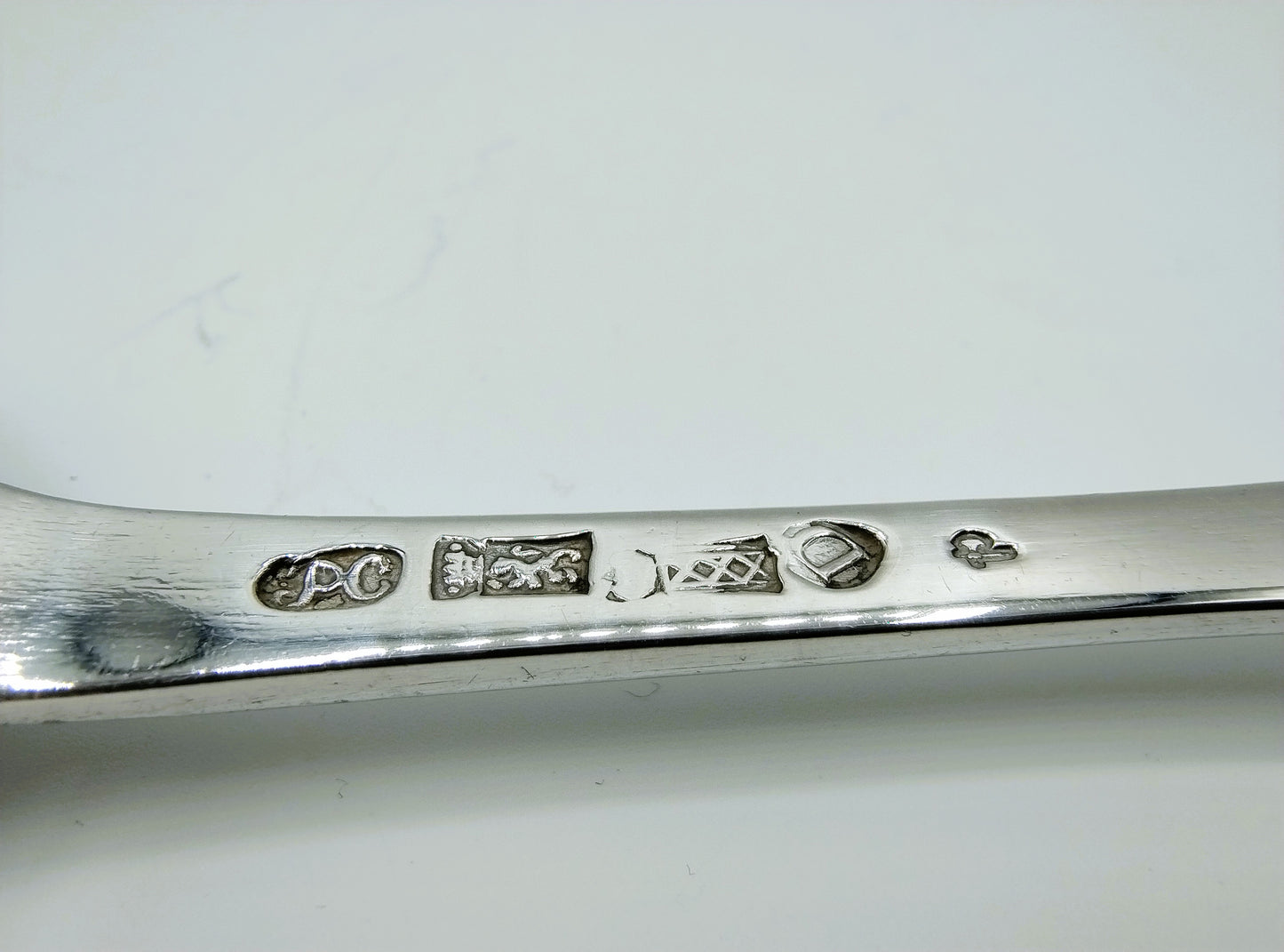Silver spoon, P. Clausen, Amsterdam, 1763
