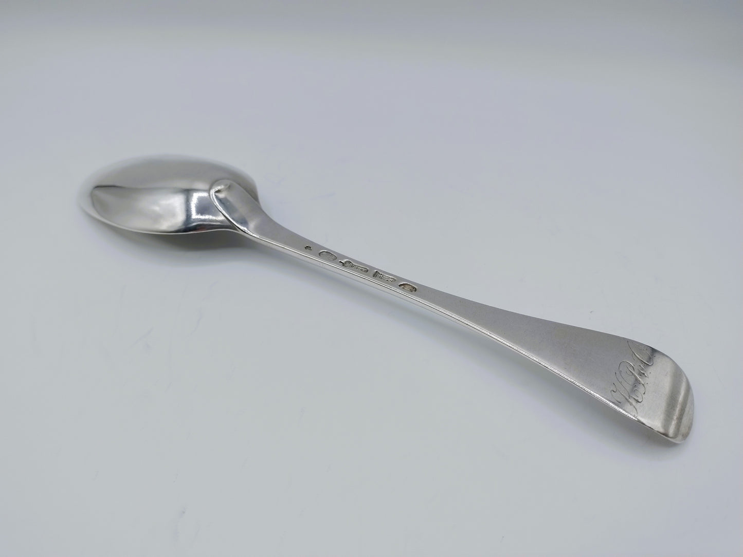 Silver spoon, J.D. Sluyter, Amsterdam, 1738