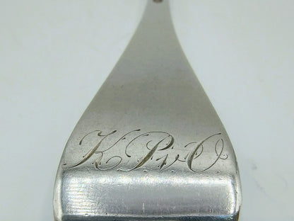 Silver spoon, J.D. Sluyter, Amsterdam, 1738