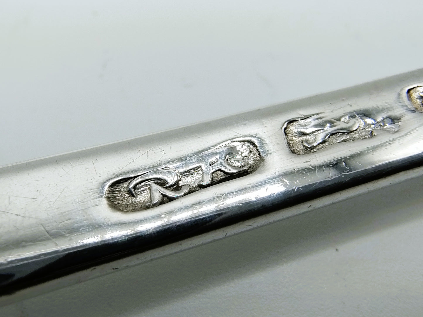 Silver spoon, R. Helweg, Amsterdam, 1780