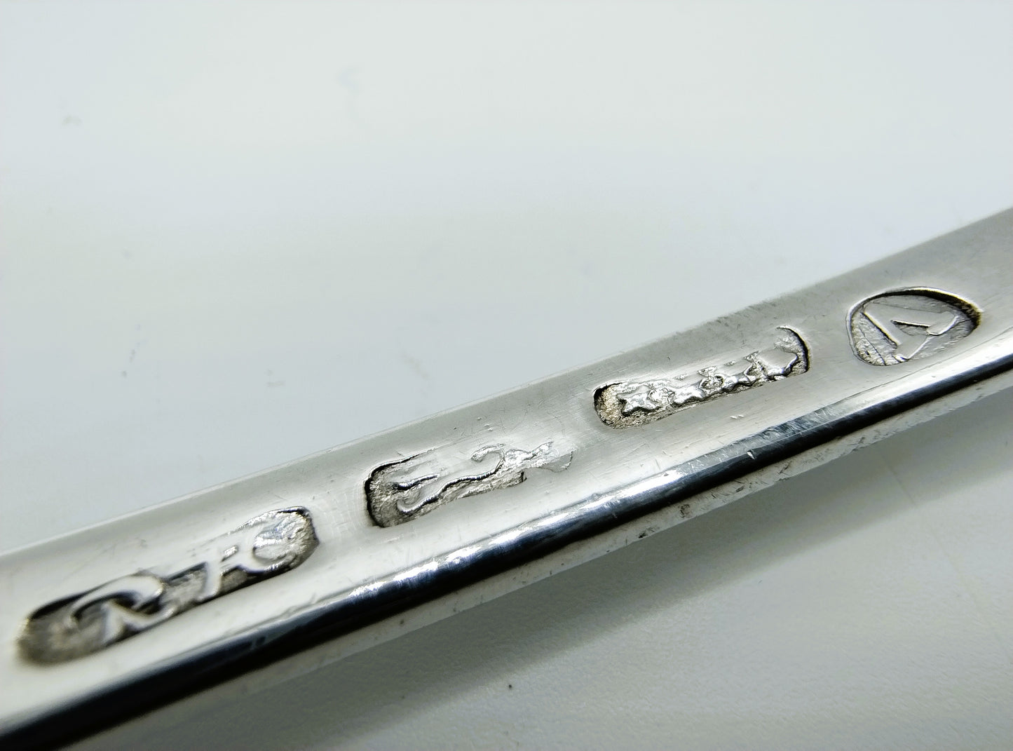 Silver spoon, R. Helweg, Amsterdam, 1780
