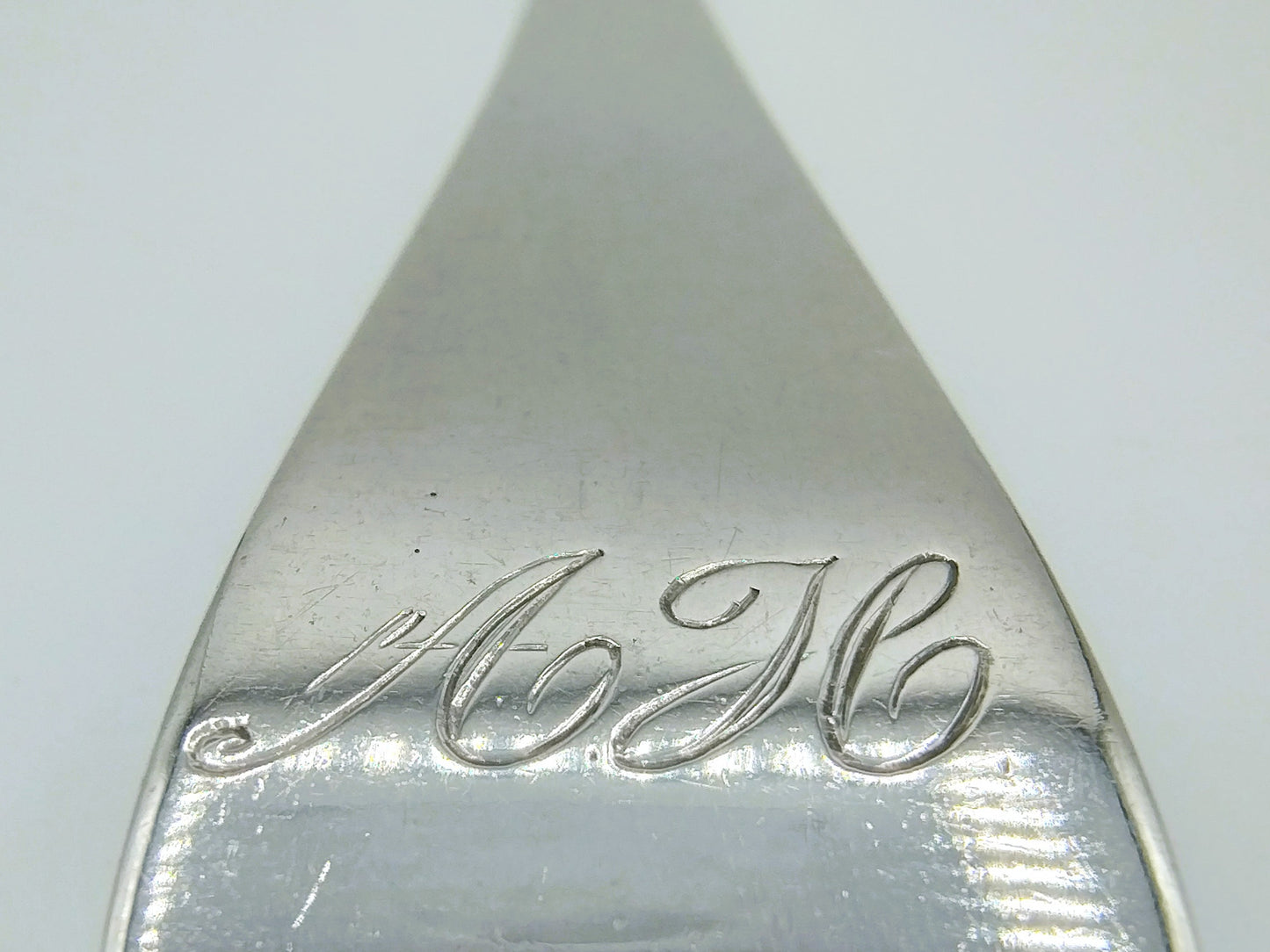 Silver spoon, R. Helweg, Amsterdam, 1780