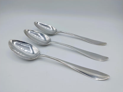 3 Silver spoons, L. Koster, Rotterdam, 1811