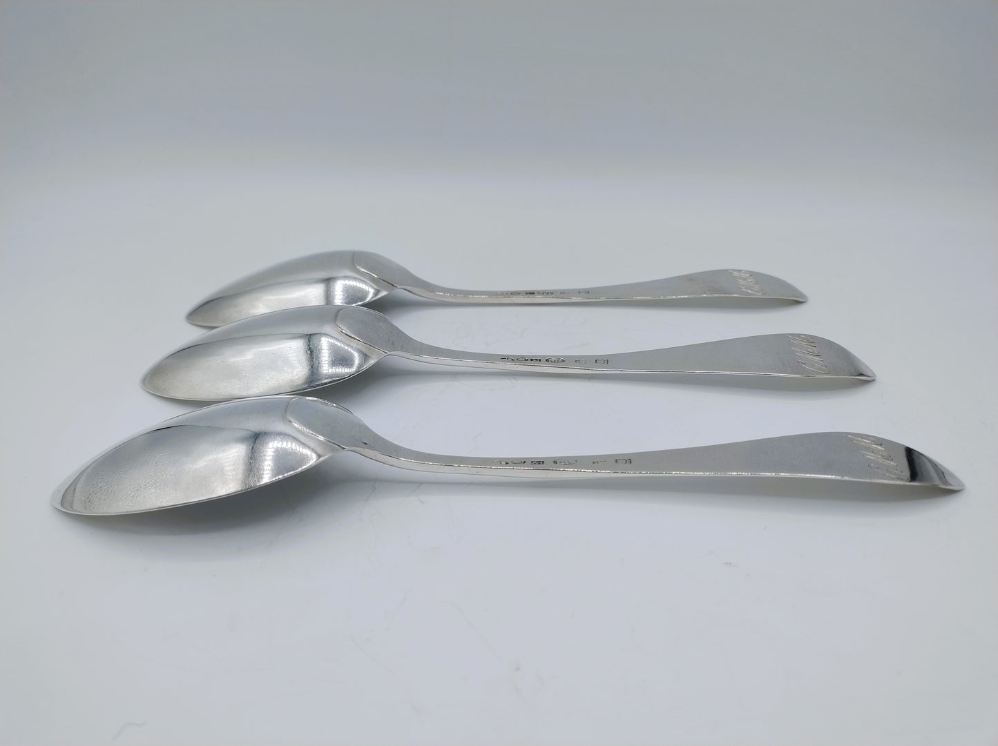 3 Silver spoons, L. Koster, Rotterdam, 1811