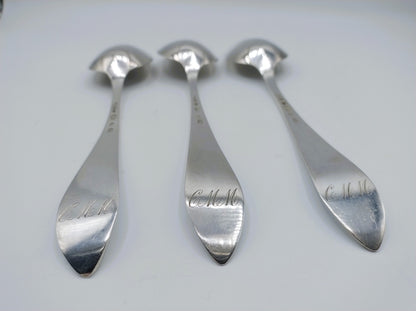 3 Silver spoons, L. Koster, Rotterdam, 1811