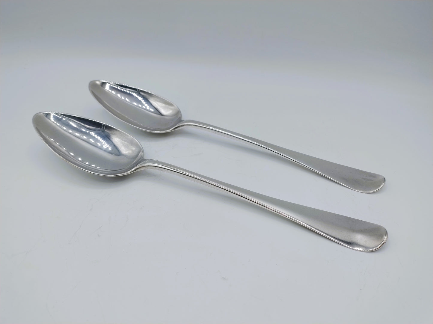 2 Silver spoons, R. Helweg, Amsterdam, 1778