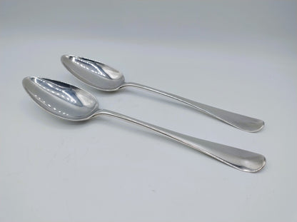 2 Silver spoons, R. Helweg, Amsterdam, 1778