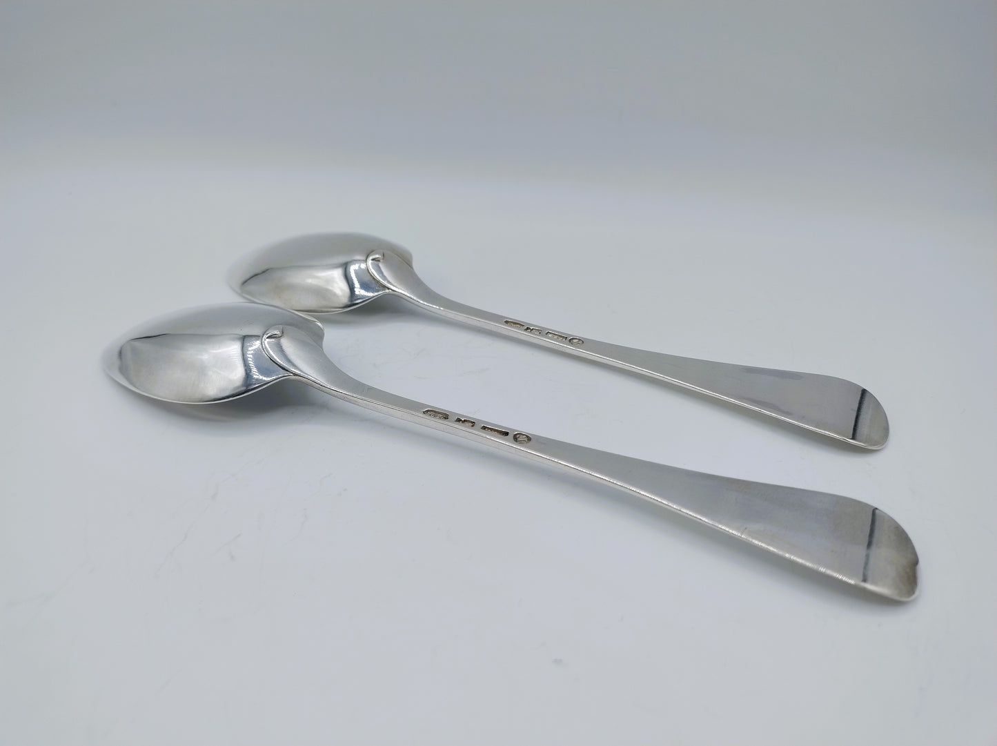 2 Silver spoons, R. Helweg, Amsterdam, 1778