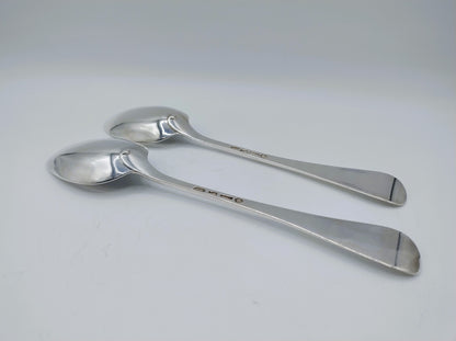 2 Silver spoons, R. Helweg, Amsterdam, 1778